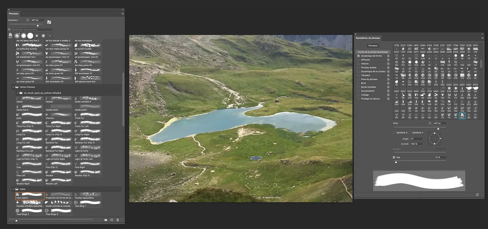 Brush_vallee_Claree Vallée de la Clarée et Pinceaux faits maisons