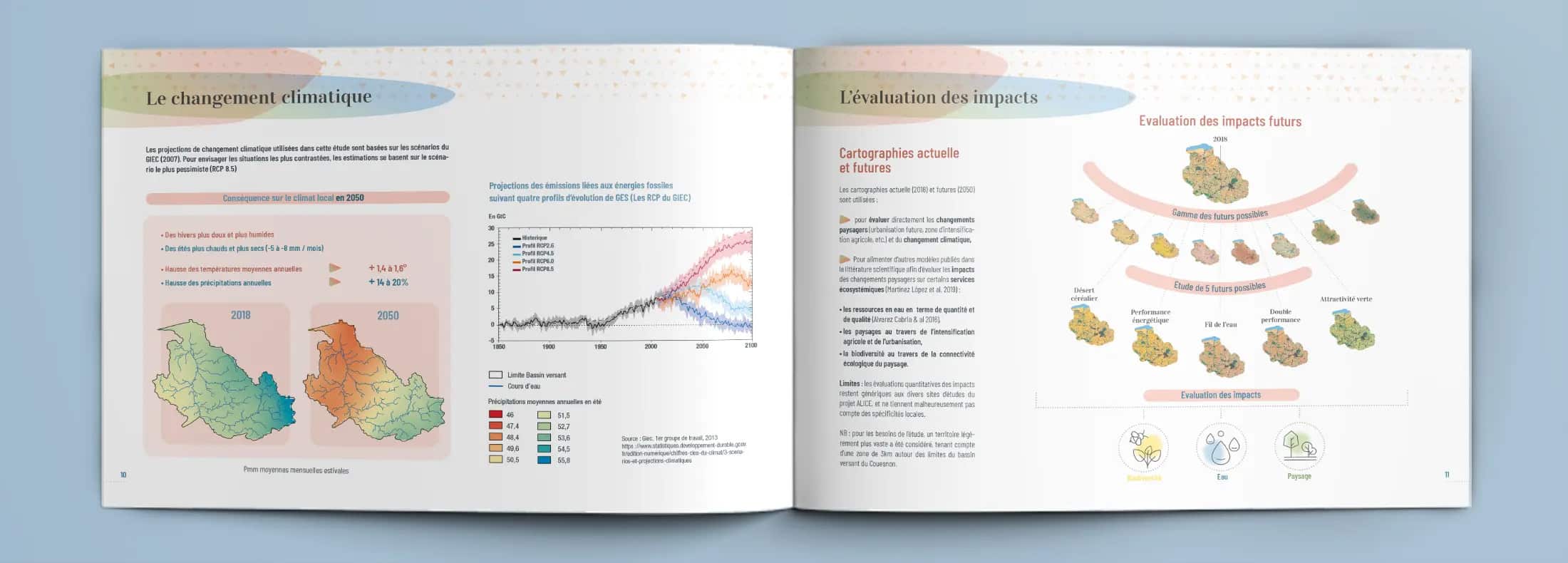 Pages10et11 Diférents futurs possibles pour le bassin de Couesnon