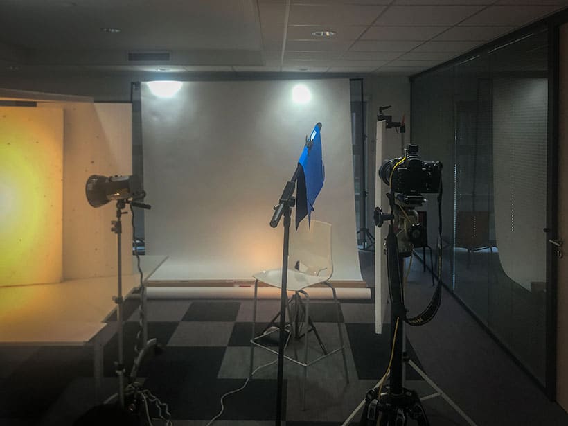 Studio improvisé